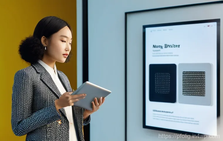 포트폴리오 경력 디자인의 문화적 차이 - **Image Prompt: Global Designer Showcasing Culturally Integrated Portfolio**
"A female graphic d...